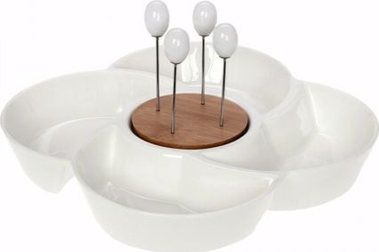 Cryspo Trio Ορντερβιέρα 4 Θέσεων Πορσελάνης 'Lotos Bamboo' 65000132